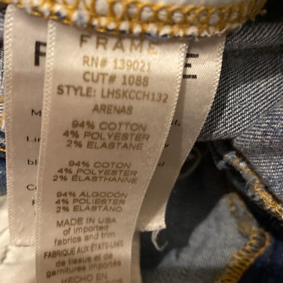2/$25 Frame// Le High Skinny Crop, size 27 - Picture 6 of 7